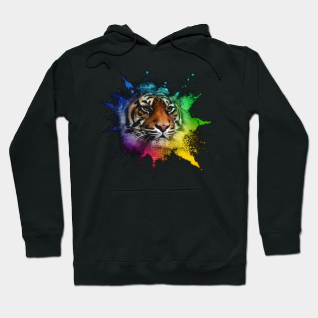 Tiger Face Hoodie by MimASM